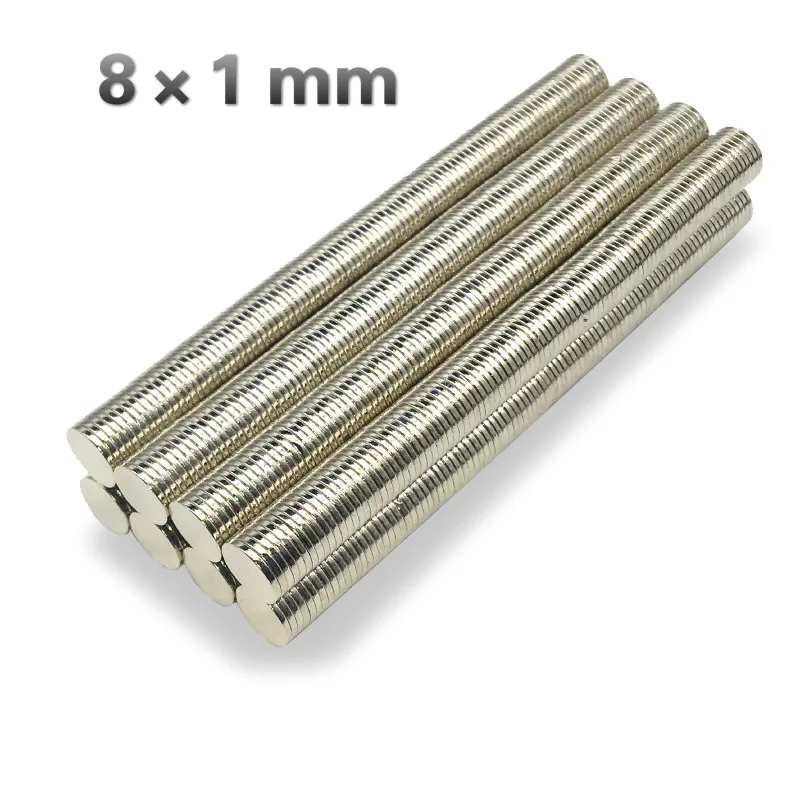 30/50Pcs 8x1 Neodymium Magnet Disc Permanent N35 NdFeB Round Strong Magnet Balls 8mm Magnet Neodymium Aimant Neodyme Puissant
30/50Pcs 8x1 Neodymium Magnet Disc Permanent N35 NdFeB Round Strong Magnet Balls 8mm Magnet Neodymium Aimant Neodyme Puissant