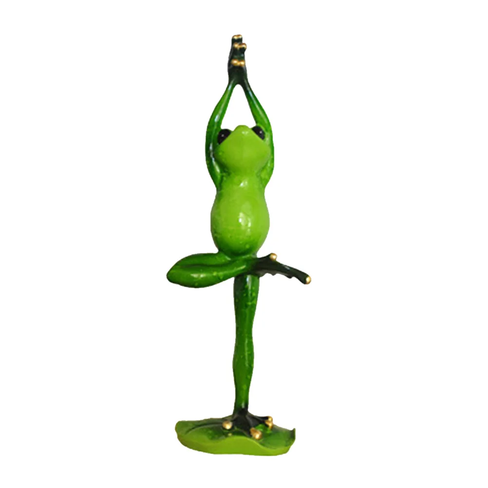 1pc Yoga Frogs Handmade Resin Creative 3D Fogs Figurine Model For Decoration Yard Decor Outdoor Statue Garden Decoration
1pc Yoga Frogs Handmade Resin Creative 3D Fogs Figurine Model For Decoration Yard Decor Outdoor Statue Garden Decoration