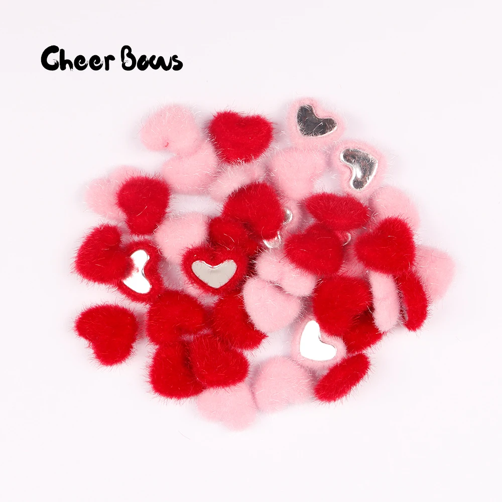 10pcs/bag Love Heart Velvet Patch Silver Flat Bottom DIY Pink Red Earring Hair Clips For Girls Gifts Valentine's Day Decorative
10pcs/bag Love Heart Velvet Patch Silver Flat Bottom DIY Pink Red Earring Hair Clips For Girls Gifts Valentine's Day Decorative