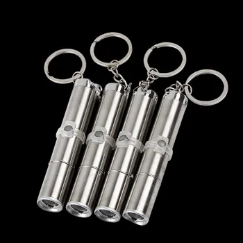 100pcs Stainless Steel Mini LED Keychain Flashlight with 4 Laser Pattern Pet Flashlight LED Key Chain Torch
100pcs Stainless Steel Mini LED Keychain Flashlight with 4 Laser Pattern Pet Flashlight LED Key Chain Torch