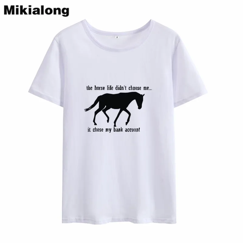 Mikialong 2018 HORSE Kawaii Graphic Tees Summer Women Tops Tee Shirt Vintage O-neck Harajuku T-shirt Women T Shirt Roap Mujer
Mikialong 2018 HORSE Kawaii Graphic Tees Summer Women Tops Tee Shirt Vintage O-neck Harajuku T-shirt Women T Shirt Roap Mujer