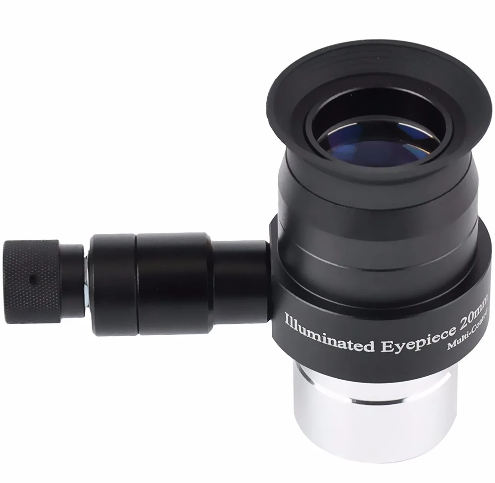 1.25inch 25mm Illmination Eyepiece -Supper Plossl Eyepiece and Adjustable Brightness LED Illuminator Monocular (without battery)
1.25inch 25mm Illmination Eyepiece -Supper Plossl Eyepiece and Adjustable Brightness LED Illuminator Monocular (without battery)