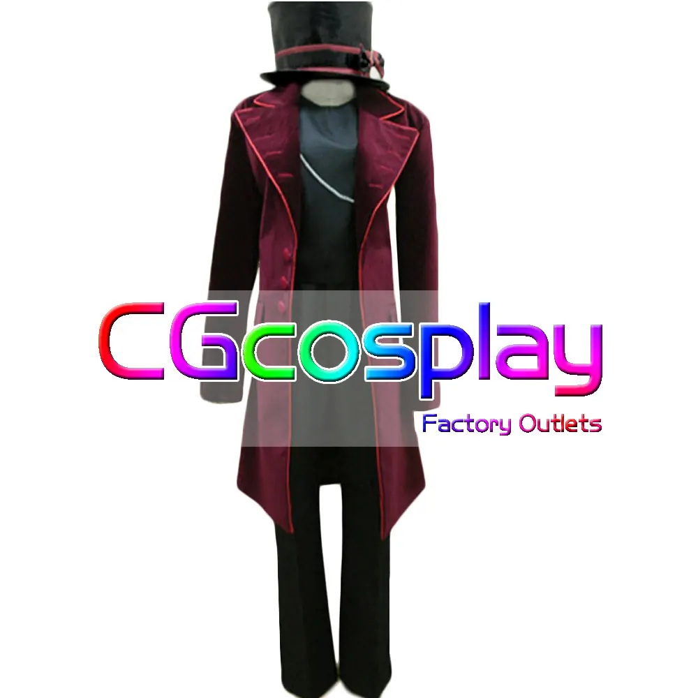 Express! CGCOS Charlie and the Chocolate Factory Willy Wonka Anime Cosplay Costume Uniform Custom-made Halloween Christmas
Express! CGCOS Charlie and the Chocolate Factory Willy Wonka Anime Cosplay Costume Uniform Custom-made Halloween Christmas