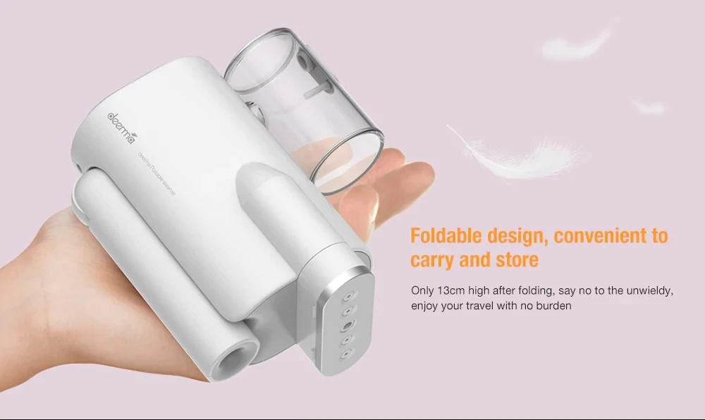 Newest Xiaomi deerma Handheld Hanging Machine Household Steam Iron Portable Small Ironing Machine Clothes Portable travel Iron (2)
