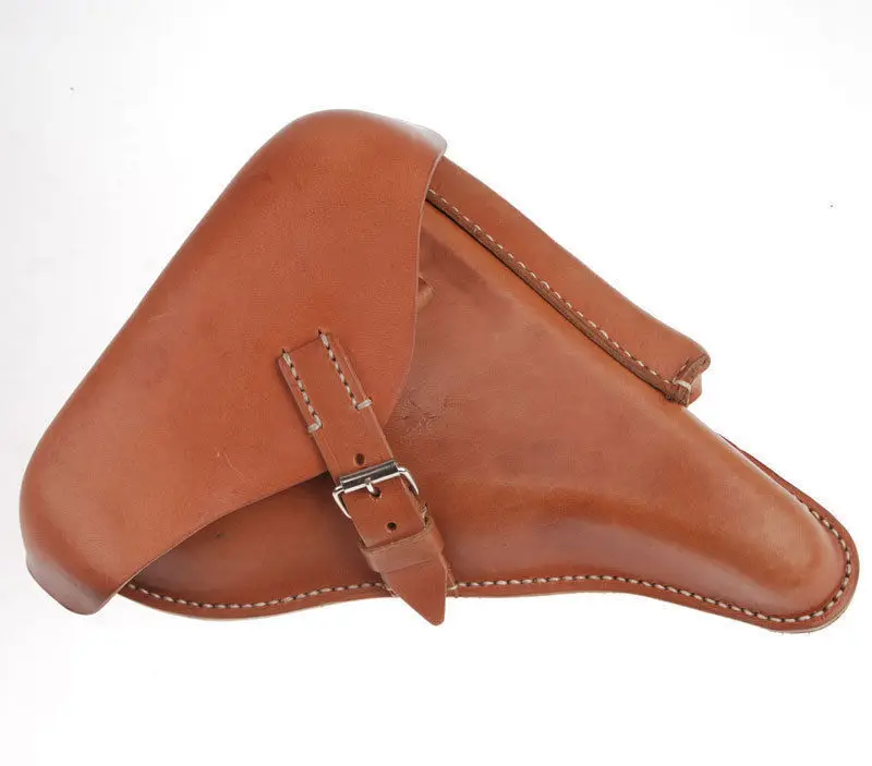 WWII WW2 German Military Brown Officer Leather Luger P08 P-08 Hardshell Holster
WWII WW2 German Military Brown Officer Leather Luger P08 P-08 Hardshell Holster
