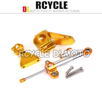 Universal Adjustable CNC Motorbike Motorcycle Steering Damper Stabilizer For Honda Yamaha Kawasaki Suzuki BMW KTM Black&Gold
Universal Adjustable CNC Motorbike Motorcycle Steering Damper Stabilizer For Honda Yamaha Kawasaki Suzuki BMW KTM Black&Gold