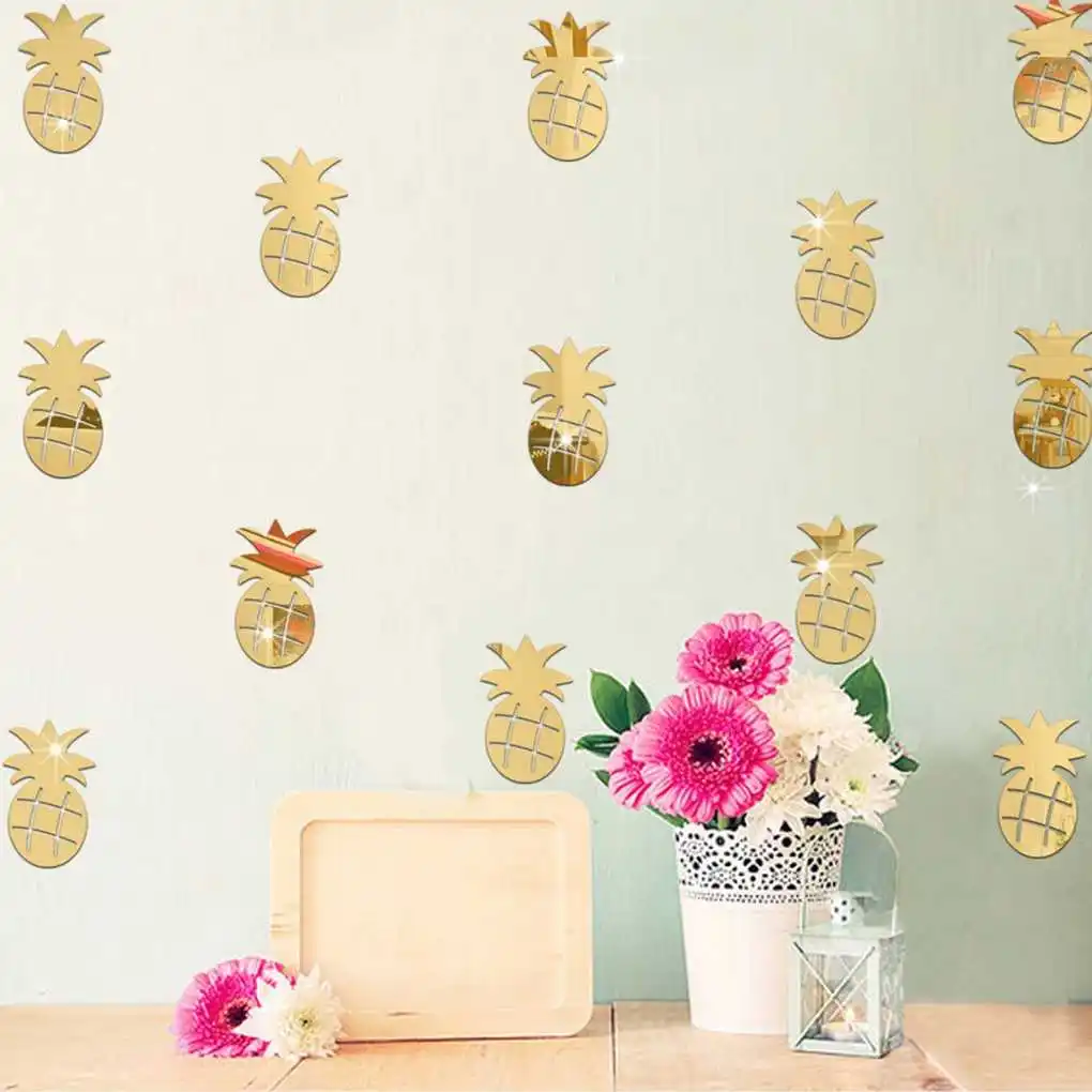 Healthy 2019 3D Wall Sticker Pineapple Fruits Mirror Wall Stickers DIY Decoration for Bathroom Bedroom Home Decor Silver& Gold
Healthy 2019 3D Wall Sticker Pineapple Fruits Mirror Wall Stickers DIY Decoration for Bathroom Bedroom Home Decor Silver& Gold