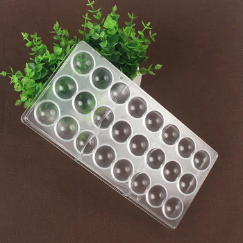 1Pc 24 Holes Semi Sphere Chocolate Mould Polycarbonate Cake Mold Half Ball Plastic Candy Maker Mold Bakeware
1Pc 24 Holes Semi Sphere Chocolate Mould Polycarbonate Cake Mold Half Ball Plastic Candy Maker Mold Bakeware