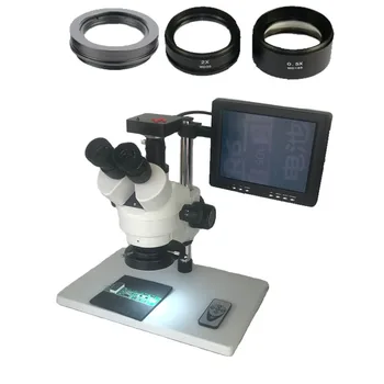 3.5X 7X 45X 90X Vertical Trinocular Stereo Zoom Microscopio +21MP HDMI USB Microscope Camera+ 8"lcd monitor +144 led ring lights
3.5X 7X 45X 90X Vertical Trinocular Stereo Zoom Microscopio +21MP HDMI USB Microscope Camera+ 8"lcd monitor +144 led ring lights
