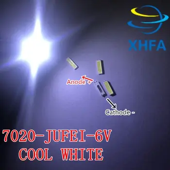 100PCS Original JUFEI LED 7020 light-emitting Light Beads High Power1W 6V 90LM Cool white For LED LCD TV Backlight new
100PCS Original JUFEI LED 7020 light-emitting Light Beads High Power1W 6V 90LM Cool white For LED LCD TV Backlight new