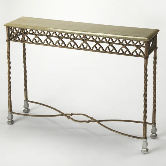 Butler Priscilla Platinum Console Table
