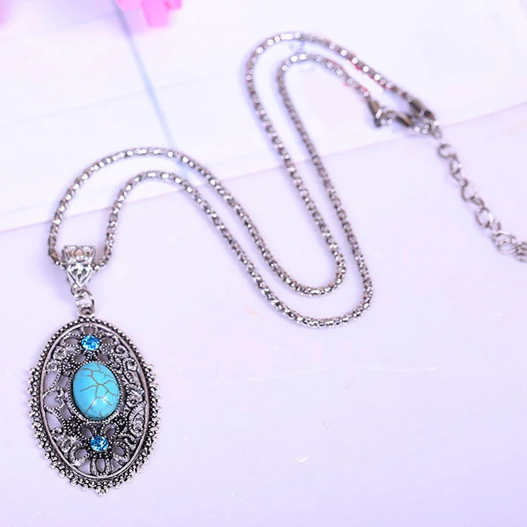 Newly Arrival Tibetan Hollow New Pendant Silver Plated Necklace with Chain Color Antique Fine Jewelry
Newly Arrival Tibetan Hollow New Pendant Silver Plated Necklace with Chain Color Antique Fine Jewelry