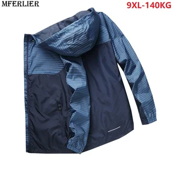 men casual trench hooded long sleeve striped sportwear autumn large size big 6XL 7XL 8XL 9XL Windbreaker man jackets blue black
men casual trench hooded long sleeve striped sportwear autumn large size big 6XL 7XL 8XL 9XL Windbreaker man jackets blue black