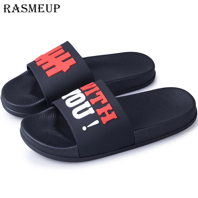 RASMEUP Plus Size 44 Summer Letter Women Men Beach Slippers 2019 Fashion Soft Platform Women's Slides Outside Comfort Woman Shoe
RASMEUP Plus Size 44 Summer Letter Women Men Beach Slippers 2019 Fashion Soft Platform Women's Slides Outside Comfort Woman Shoe