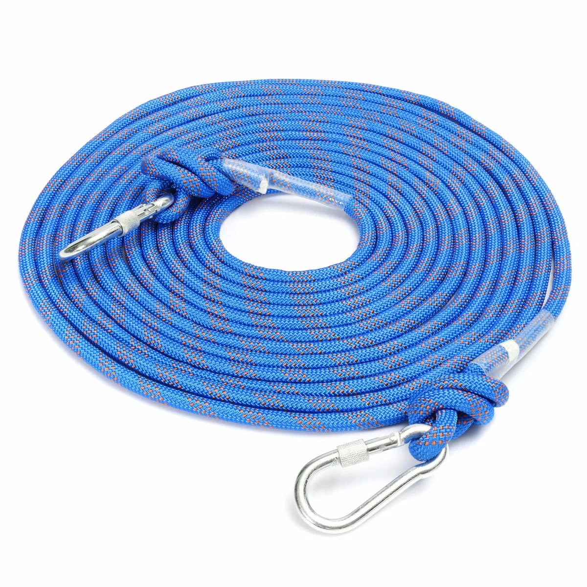 High quality 10m 25KN/2800kg Climbing Rope Outdoor Mountain Rock Escape Rescue Lifeline Wire Durable Safety Rope With Carabiners
High quality 10m 25KN/2800kg Climbing Rope Outdoor Mountain Rock Escape Rescue Lifeline Wire Durable Safety Rope With Carabiners