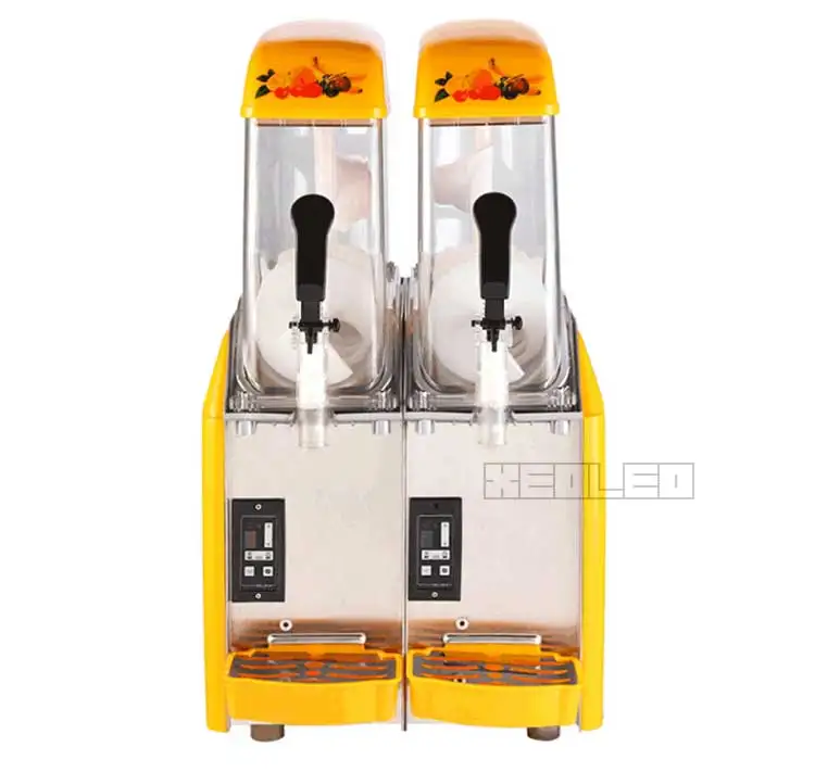 Description Picture 3 of itemXEOLEO Double Tank Slush Machine 12L*2 Ice Slusher 900W Snow Melting Machine Smoothies Granita Machine Commercial Smoothie Maker