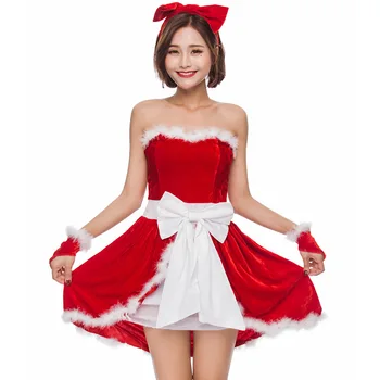 The New Japanese Korean Christmas Dress Christmas Gift Christmas Party Girl Role-playing Uniform Cosplay Costume
The New Japanese Korean Christmas Dress Christmas Gift Christmas Party Girl Role-playing Uniform Cosplay Costume