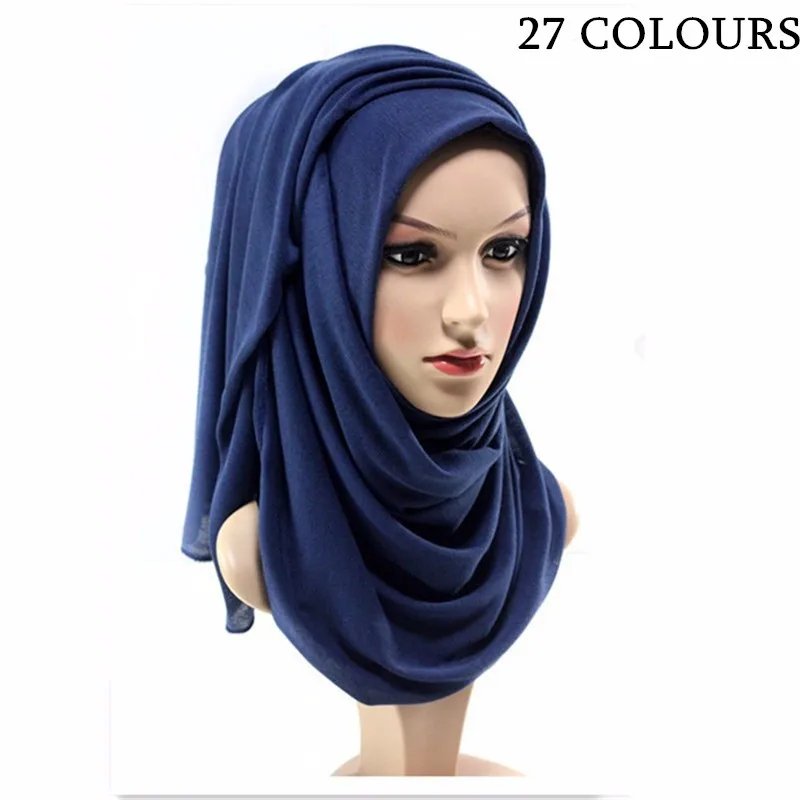 27 colors High quality jersey scarf cotton plain elasticity shawls maxi hijab long muslim head wrap long scarves/scarf 10pcs/lot
27 colors High quality jersey scarf cotton plain elasticity shawls maxi hijab long muslim head wrap long scarves/scarf 10pcs/lot