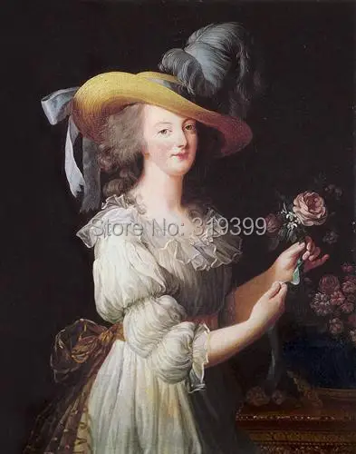 Oil Painting reproduction on linen canvas,marie-antoinette-in-a-muslin-dress-1783 by Louise Elisabeth Vigee Le Brum,100%handmade
Oil Painting reproduction on linen canvas,marie-antoinette-in-a-muslin-dress-1783 by Louise Elisabeth Vigee Le Brum,100%handmade