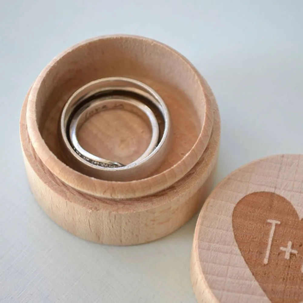 Rustic Wedding Ring Bearer Box, Personalized Wedding Ring Box,  Wedding Decor Customized Wedding Gifts ,Wooden ring holder box,3