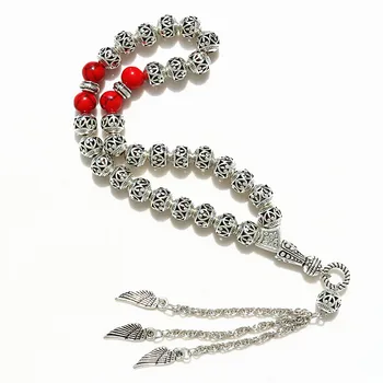 8mm Hollow carved alloy beads with Wings charm Shape 33 Prayer Beads Islamic Muslim Tasbih Allah Mohammed Rosary for women men
8mm Hollow carved alloy beads with Wings charm Shape 33 Prayer Beads Islamic Muslim Tasbih Allah Mohammed Rosary for women men