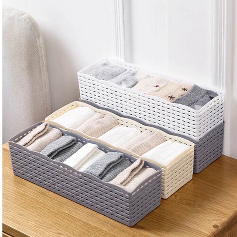 5 Grids Wardrobe Storage Box Basket Organizer Women Men Socks Bra Underwear Storage Box Plastic Container Organizer@30
5 Grids Wardrobe Storage Box Basket Organizer Women Men Socks Bra Underwear Storage Box Plastic Container Organizer@30