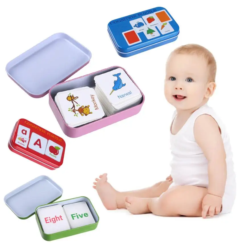 Cognitive english learning games Puzzle Toy kids card education cards Baby Literacy word cards learning cards Educational Games
Cognitive english learning games Puzzle Toy kids card education cards Baby Literacy word cards learning cards Educational Games