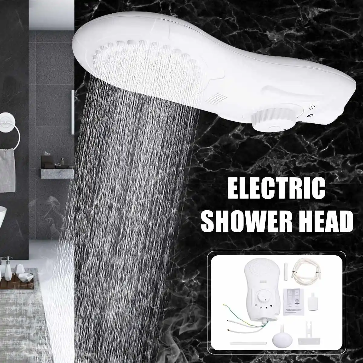 6500W Electric Heaters Shower Head Instant Electric Water Heater 110V/220V Instant Heaters Tankless Water Heating for bathroom
6500W Electric Heaters Shower Head Instant Electric Water Heater 110V/220V Instant Heaters Tankless Water Heating for bathroom
