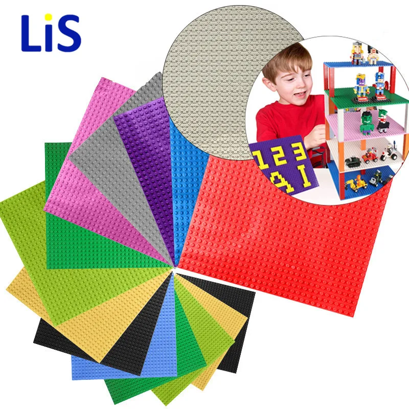 Double-sided Base plate for Small Bricks Baseplates 32*32 Dots 10"*10" DIY Building Blocks Toys base Compatible with
Double-sided Base plate for Small Bricks Baseplates 32*32 Dots 10"*10" DIY Building Blocks Toys base Compatible with
