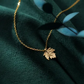 1pc Women's 100% real. Silver 925 Fine Jewelry Gold /White maple Pendants Necklace Gift GTLX1885
1pc Women's 100% real. Silver 925 Fine Jewelry Gold /White maple Pendants Necklace Gift GTLX1885