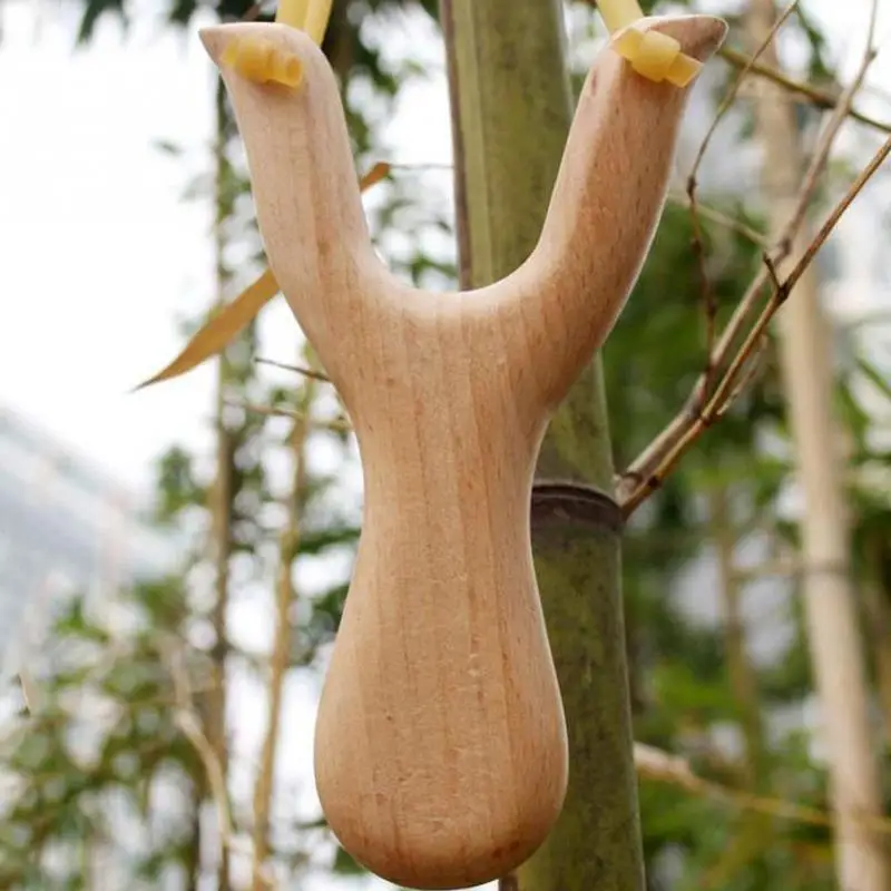 Powerful Wooden Slingshot Shot Brace Catapult With Rubber Band Shooting Balls For Hunting Sports Practice Slingshot Catapult
Powerful Wooden Slingshot Shot Brace Catapult With Rubber Band Shooting Balls For Hunting Sports Practice Slingshot Catapult