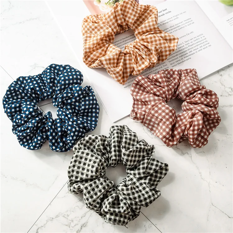 1PC Women Elegant Print Retro new plaid stripes Tie Scrunchie Ponytail Hair Holder Rope Lady Hair Accessories Headwear
1PC Women Elegant Print Retro new plaid stripes Tie Scrunchie Ponytail Hair Holder Rope Lady Hair Accessories Headwear