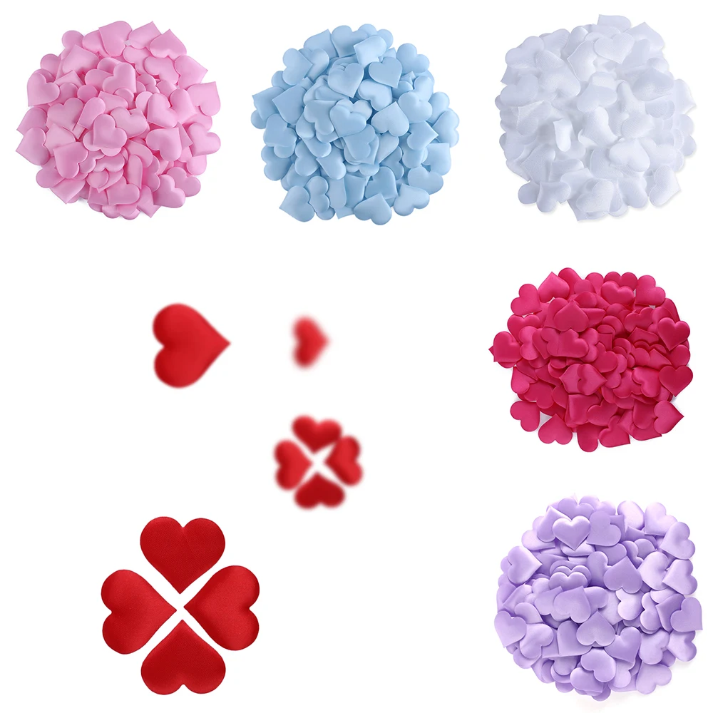 100Pcs Tangible Benefits Padded Fabric Throwing Petals Love Heart Table Wedding Party Romantic Decoration DIY 3D Flower
100Pcs Tangible Benefits Padded Fabric Throwing Petals Love Heart Table Wedding Party Romantic Decoration DIY 3D Flower