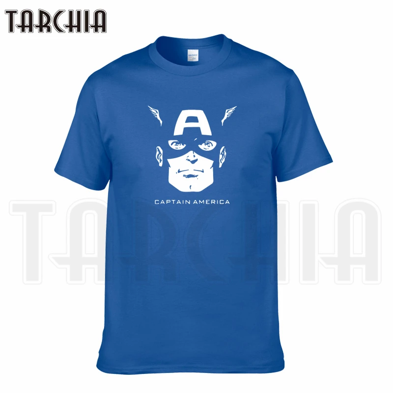 TARCHIA 2018 summer brand captain america face Avengers t-shirt cotton tops tees men short sleeve boy casual homme tshirt t plus
TARCHIA 2018 summer brand captain america face Avengers t-shirt cotton tops tees men short sleeve boy casual homme tshirt t plus