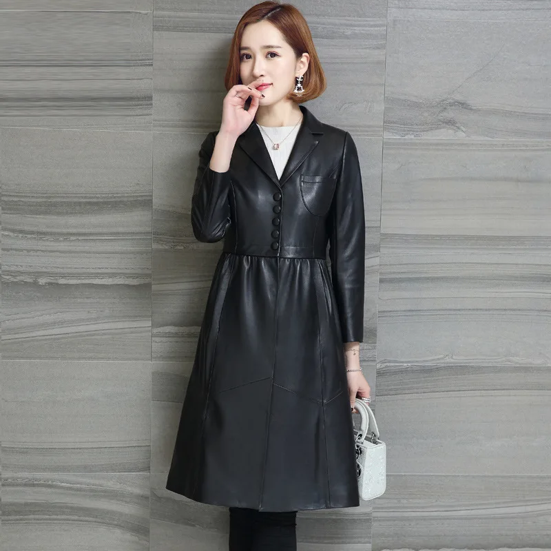 Genuine Leather Jacket Women 2020 Spring Autumn Sheepskin Coat Long Blazer Leather Jackets Women's Windbreaker F18J16081 YY377
Genuine Leather Jacket Women 2020 Spring Autumn Sheepskin Coat Long Blazer Leather Jackets Women's Windbreaker F18J16081 YY377