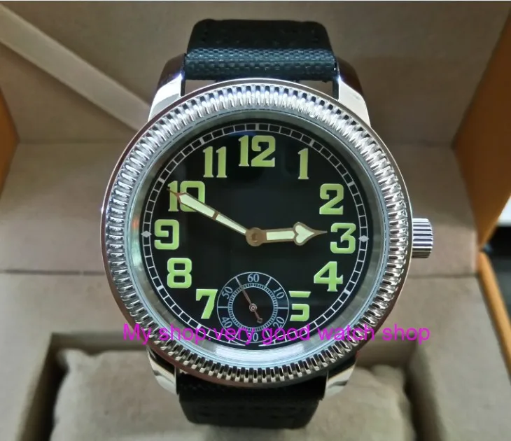 44mm PARNIS Asian ST3621/6498 Mechanical Hand Wind movement Mechanical watches Luminous black dial men's watches dfgd181a
44mm PARNIS Asian ST3621/6498 Mechanical Hand Wind movement Mechanical watches Luminous black dial men's watches dfgd181a