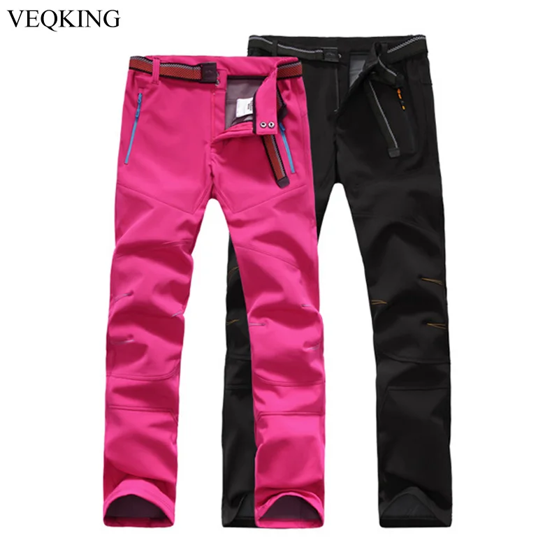 VEQKING Women Men Winter Fleece Softshell Hiking Pants Waterproof Windproof Thermal Breathable Camping Mountain Trekking Pants
VEQKING Women Men Winter Fleece Softshell Hiking Pants Waterproof Windproof Thermal Breathable Camping Mountain Trekking Pants
