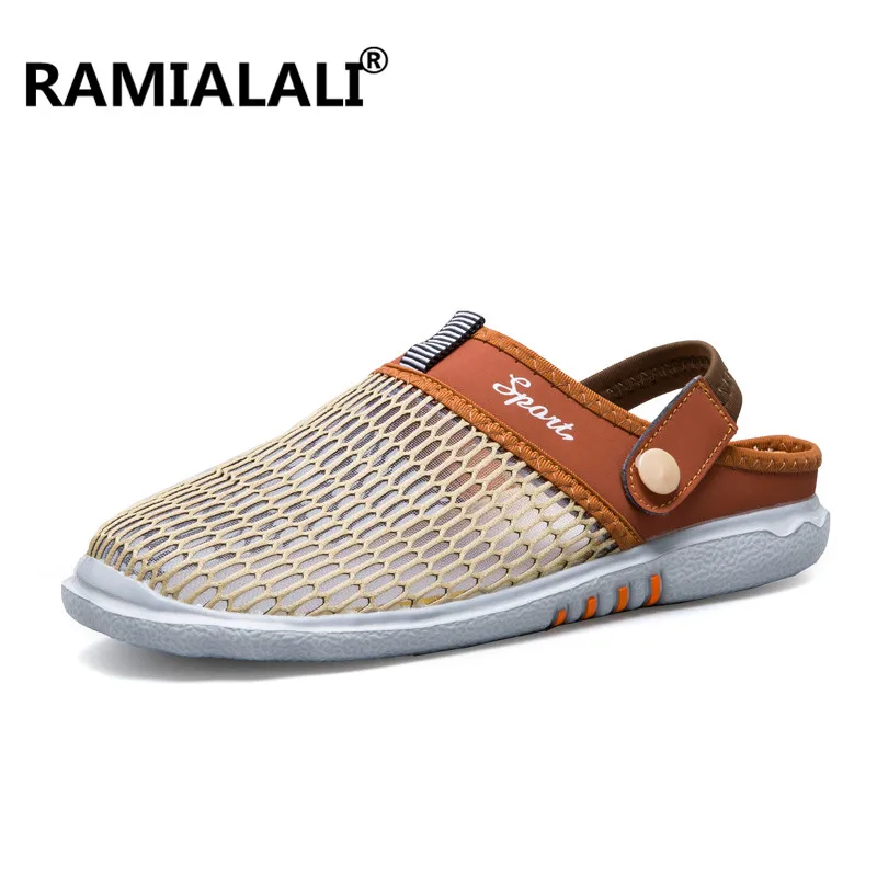 Ramialali Fashion Men Beach Sandals Mesh Men Sandals Summer Men Shoes for Beach Outdoor Walking Shoes Male
Ramialali Fashion Men Beach Sandals Mesh Men Sandals Summer Men Shoes for Beach Outdoor Walking Shoes Male