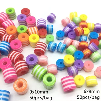 Acrylic resin Rainbow Stripe beads Circular Cylinder big hole Barrel bead Multi color Bracelet accessories New Arrival 9x10mm
Acrylic resin Rainbow Stripe beads Circular Cylinder big hole Barrel bead Multi color Bracelet accessories New Arrival 9x10mm