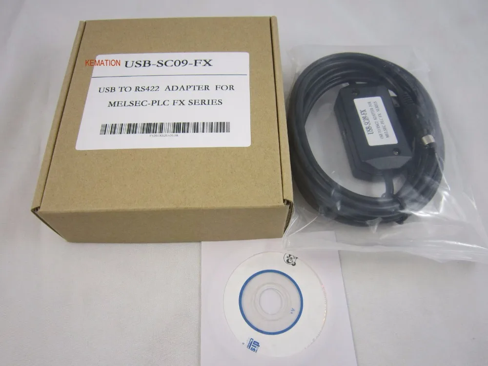 USB/RS422 Interface Adapter USB-SC09-FX Programming Cable for FX series PLC USBSC09FX 2.5m Win7/8 Support
USB/RS422 Interface Adapter USB-SC09-FX Programming Cable for FX series PLC USBSC09FX 2.5m Win7/8 Support