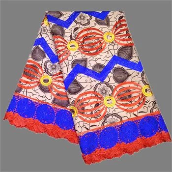 Wonderful embroidery wax material nice African batik ankara wax lace fabric for clothing RRL43(6yards/lot)
Wonderful embroidery wax material nice African batik ankara wax lace fabric for clothing RRL43(6yards/lot)