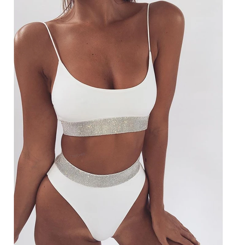 Women High Waist Bikini Set White Red Black Swimsuit Bandeau Thong Bikinis 2019 High Cut Swimwear Sexy Brazilian Bathing suit
Women High Waist Bikini Set White Red Black Swimsuit Bandeau Thong Bikinis 2019 High Cut Swimwear Sexy Brazilian Bathing suit