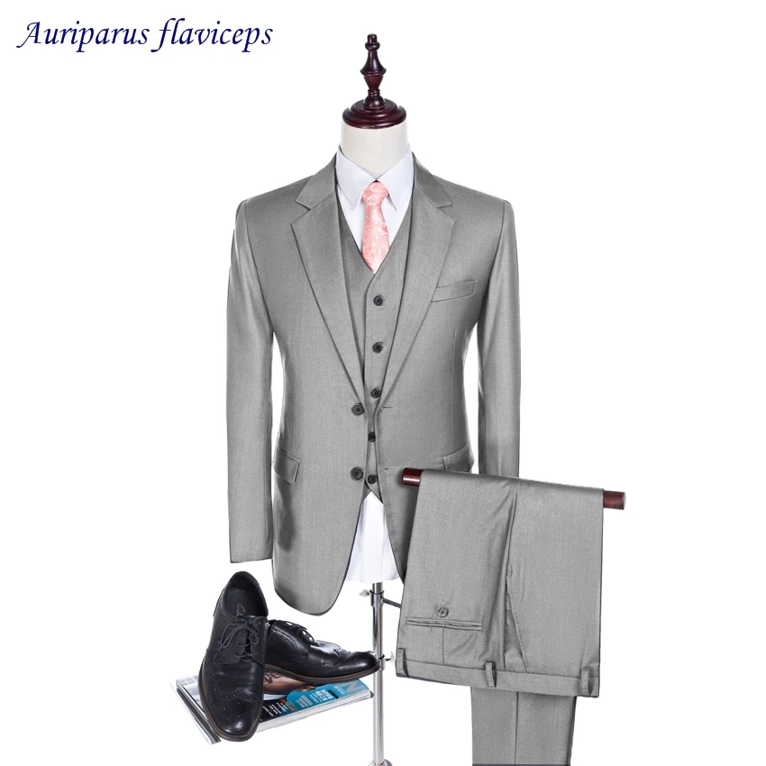 High Quality Grey Men Suits Slim Fit Groom Tuxedos Suit Jacket For Wedding Dark Blue and Black Bespoke Tailor Made Custom Made
High Quality Grey Men Suits Slim Fit Groom Tuxedos Suit Jacket For Wedding Dark Blue and Black Bespoke Tailor Made Custom Made