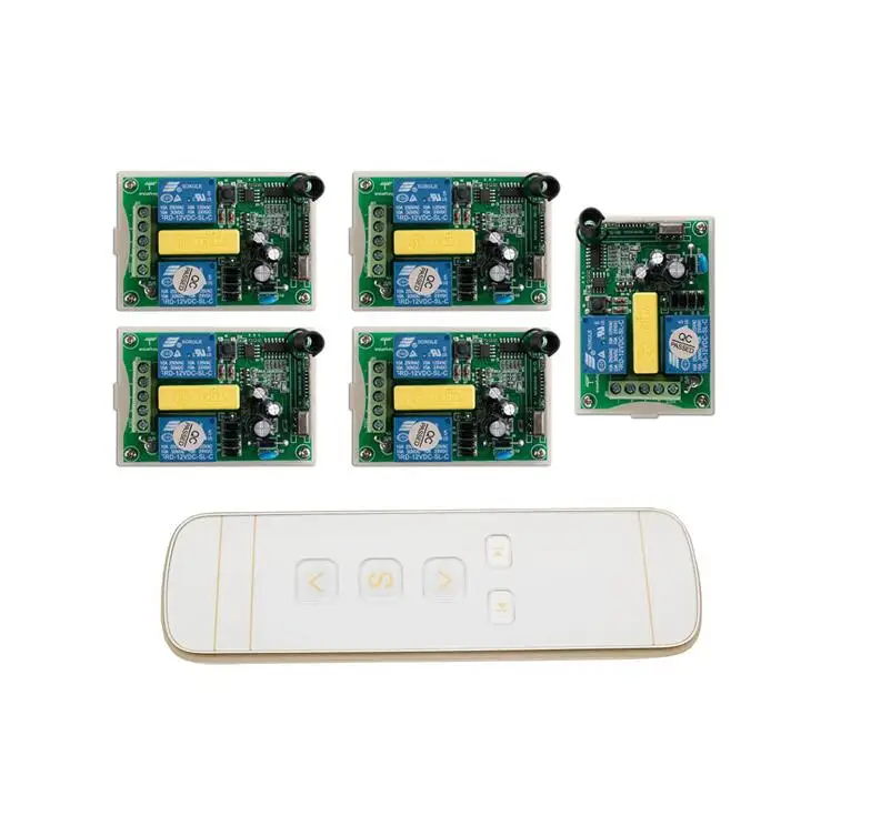 Ac 220 v RF wireless remote control switch system for motor projection screen/Garage door/blinds/shutter 433mhz
Ac 220 v RF wireless remote control switch system for motor projection screen/Garage door/blinds/shutter 433mhz