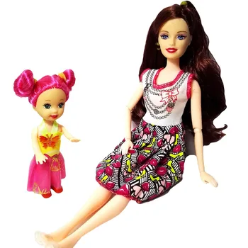 2 PCS/Lot beautiful barbie Doll And Cute Little Kelly Dolls 2016 Fashion Toys For Kids Girls Play House Toy brinquedos YF-88
2 PCS/Lot beautiful barbie Doll And Cute Little Kelly Dolls 2016 Fashion Toys For Kids Girls Play House Toy brinquedos YF-88