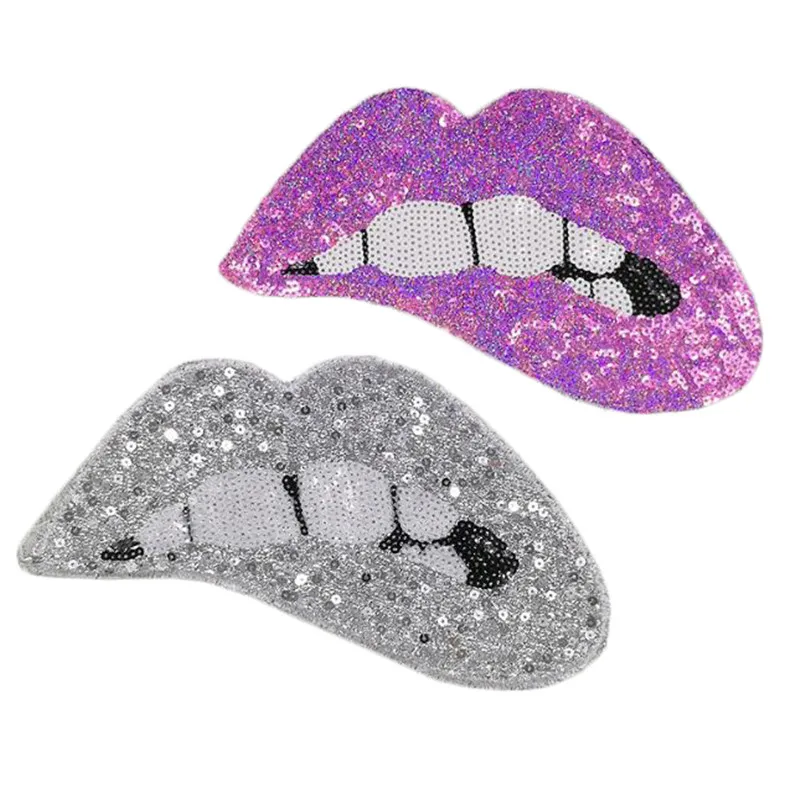 Clothing Women Shirt Top Diy Patch Lips Silvers Pink Sequins deal with it T-shirt girls Patches for clothes boy Sticker Badge
Clothing Women Shirt Top Diy Patch Lips Silvers Pink Sequins deal with it T-shirt girls Patches for clothes boy Sticker Badge