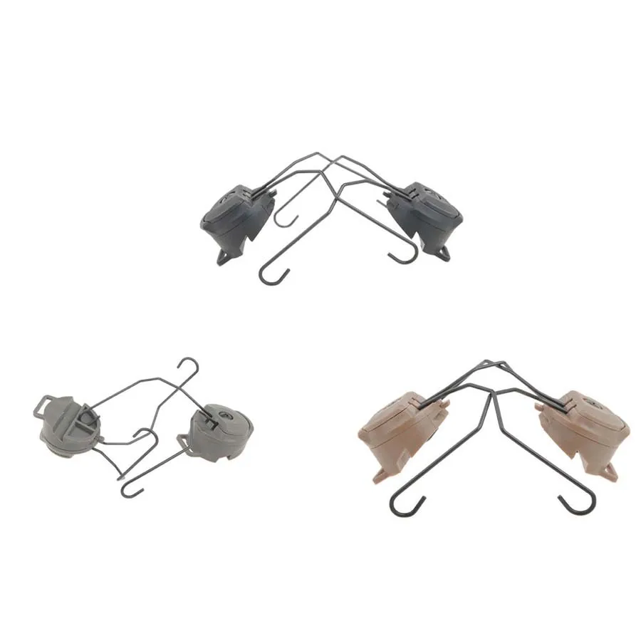 2 шт./компл. FMA шлем с задним сердечником ARC Rail Adapter mount Helmet accessories BLACK DE FG | Спорт и