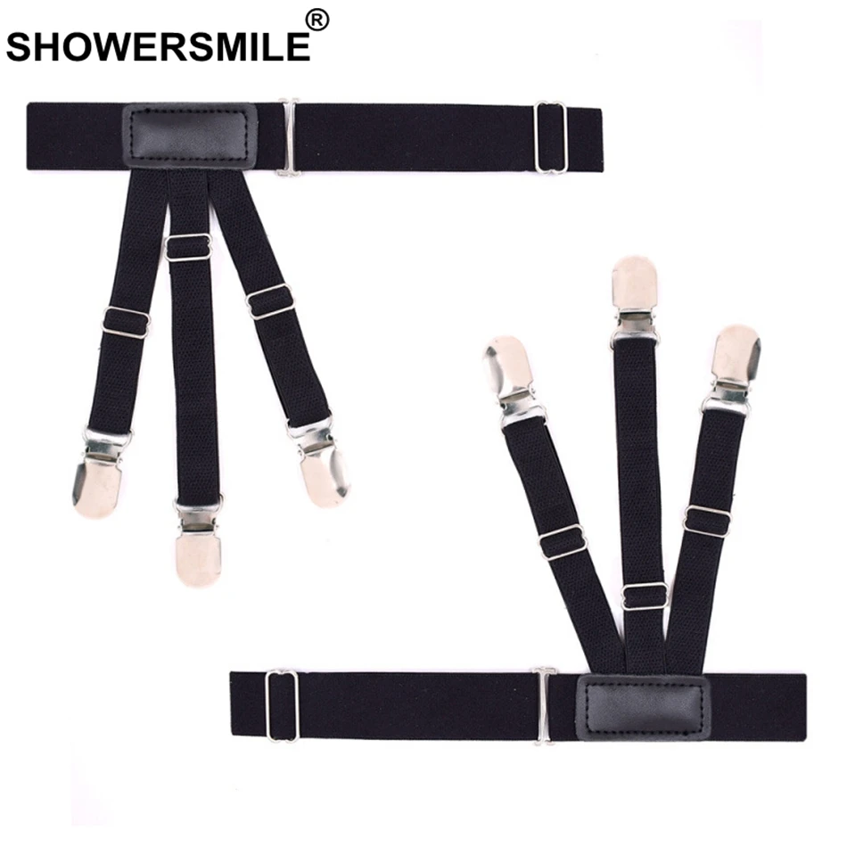 SHOWERSMILE Leg Elastic Men Shirt Suspenders Business Shirt Stays Garters Holder Black Adjustable Suspenders Braces For Men New
SHOWERSMILE Leg Elastic Men Shirt Suspenders Business Shirt Stays Garters Holder Black Adjustable Suspenders Braces For Men New