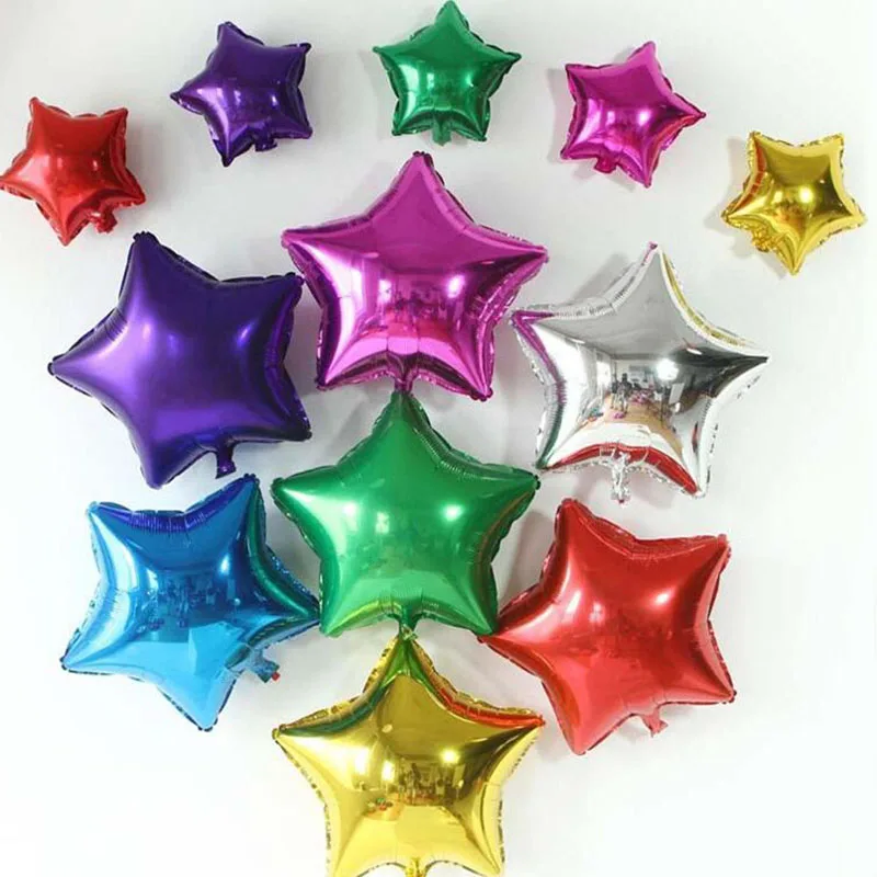 10PC Five-Pointed Star Foil Balloon 18 Inch Baby Shower Children's Birthday Party Supplies Kids Balloons Globos Wedding Decor
10PC Five-Pointed Star Foil Balloon 18 Inch Baby Shower Children's Birthday Party Supplies Kids Balloons Globos Wedding Decor