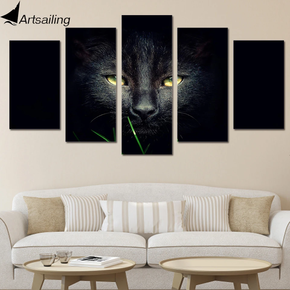 HD Printed Black Cat Painting on canvas room decoration print poster picture canvas Free shipping/ny-1894
HD Printed Black Cat Painting on canvas room decoration print poster picture canvas Free shipping/ny-1894